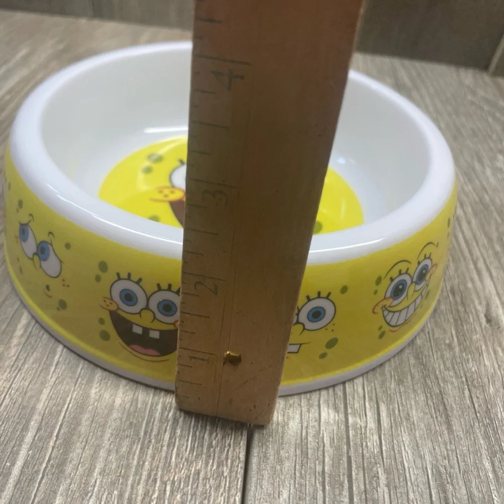 Nostalgic Sponge Bob Food Water Cat Bowl By Nickelodeon 6